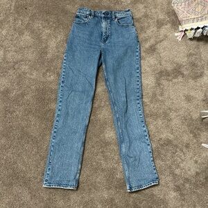 Abercrombie & Fitch Blue Straight Leg Jeans
